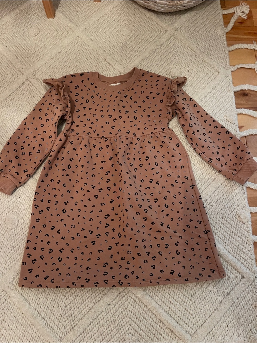 Tucker + Tate size 6 girls Leopard Print sweatshirt Dress